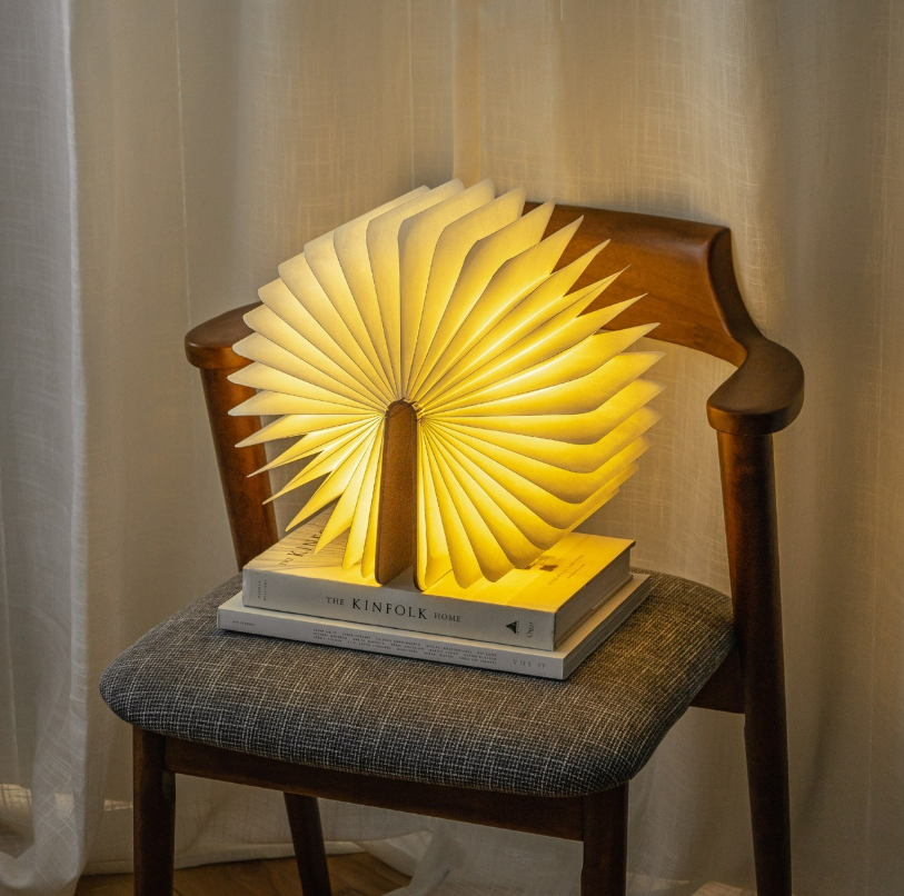 LedBook® Dekoratif ve Fonksiyonel Kitap Tasarımlı Gece Lambası