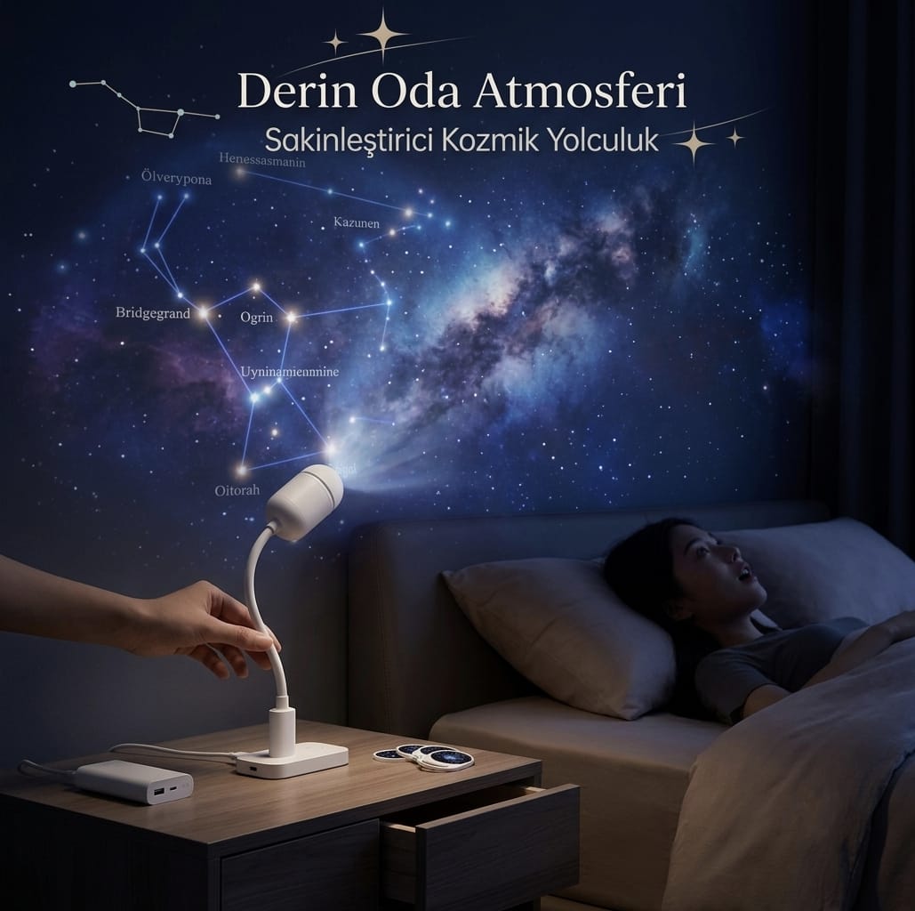 Galaksi Atmosferi - Tyrell Mini Projektör