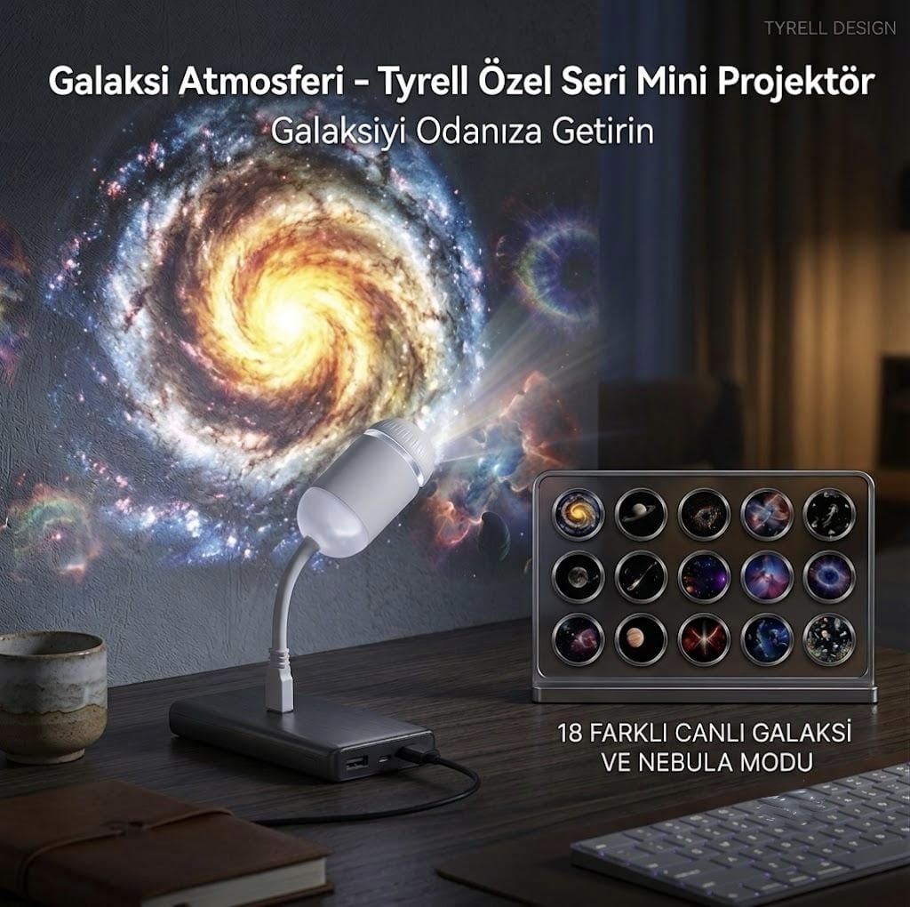 Galaksi Atmosferi - Tyrell Mini Projektör