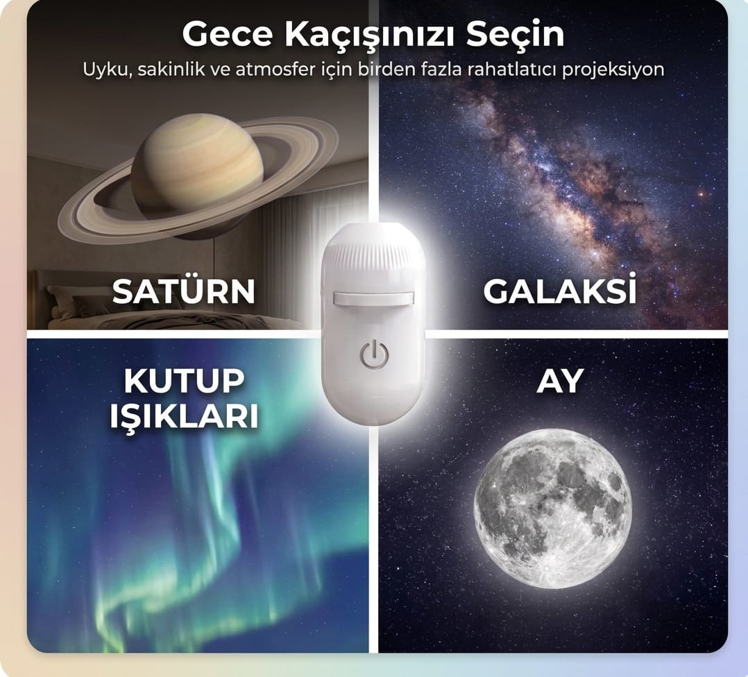 Galaksi Atmosferi - Tyrell Mini Projektör