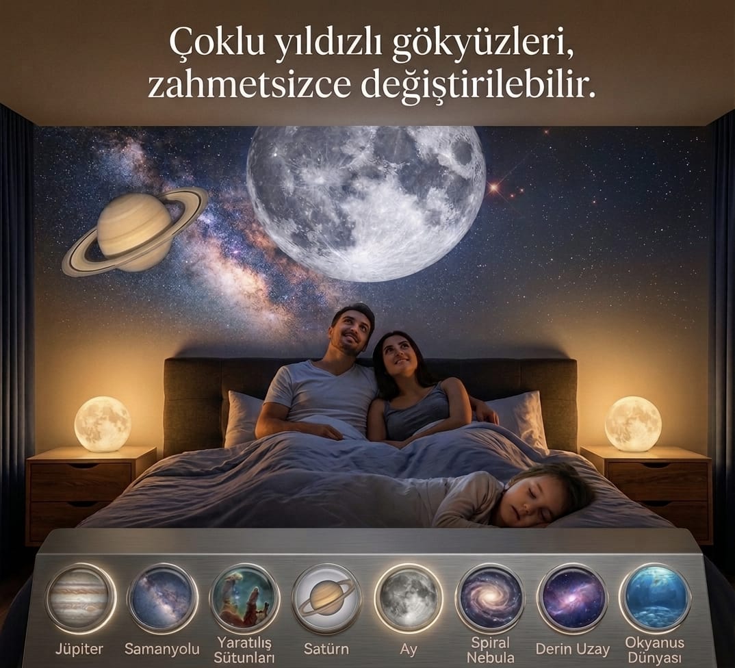 Galaksi Atmosferi - Tyrell Mini Projektör
